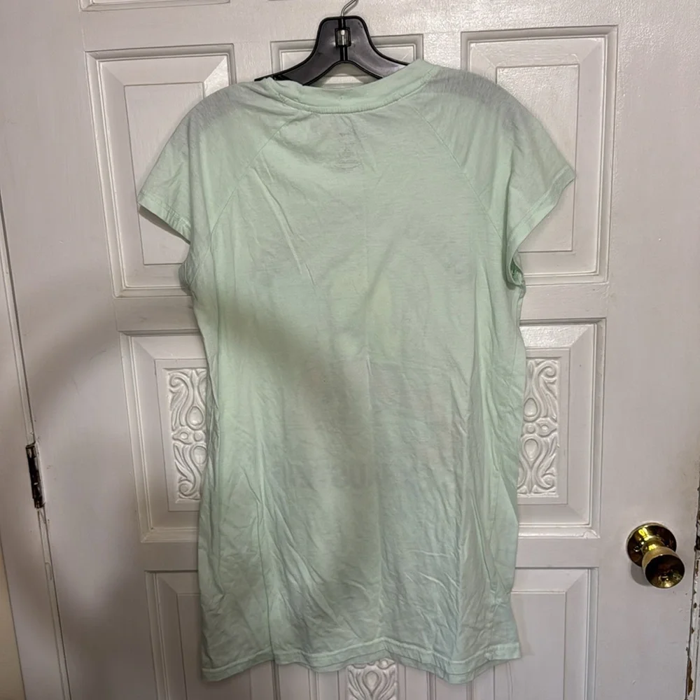 Light Green Disney “Being A Princess Is Exhausting “ Nightgown Size S/M - Picture 3 of 7